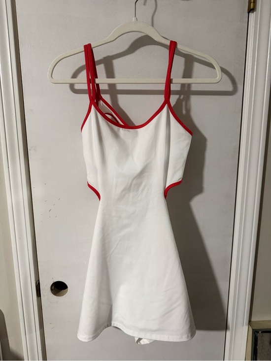 FP Movement by Free People Dresses & Skirts - FP Movement by Free People White Mini Dress with Red Trim